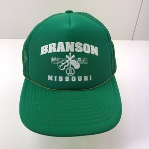 Branson Missouri Green SnapBack Trucker Hat